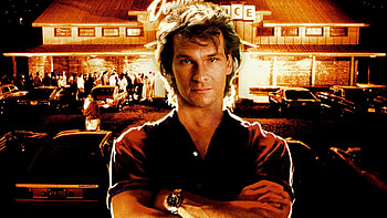 Patrick Swayze, Movie star, Road House movie, Intense action HD wallpaper