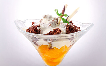 Food, Desert, Cream, Sweet, Glass, Tubes, Tubules HD wallpaper