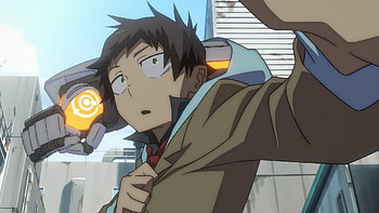 : Anime Hero with Mechanical Arms, Anime HD wallpaper