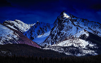 Landscape Snowy Mountains , landscape, snow, mountains, nature HD wallpaper