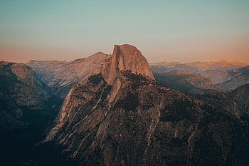Half Dome, Yosemite valley, nature HD wallpaper