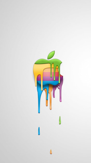 Drippy, Apple, Digital Art HD phone wallpaper