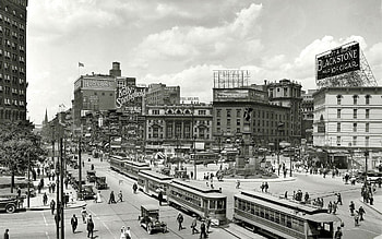 Detroit, City Squares HD wallpaper