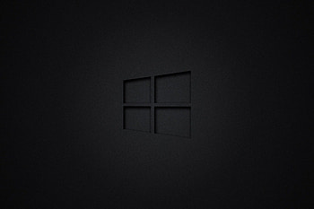 Windows, Matte Black HD wallpaper