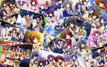 Anime Collage, sweet, anime, boy, group, cute, girl HD wallpaper