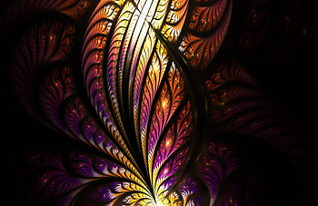 Abstract, Bright, Pattern, Fractal, Glow, Intricate, Confused HD wallpaper
