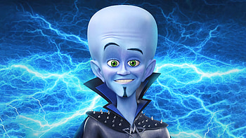 Megamind Heroic Pose – Electric Energy Background, movie, Megamind vs. The Doom Syndicate, Megamind (Megamind) HD wallpaper