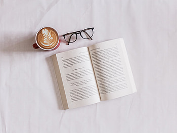 Booked by Caffeine ☕, man made, book HD wallpaper