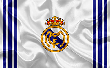 Real Madrid CF, soccer, flag, realmadrid, club, logo, football, sport, football, realmadridcf HD wallpaper