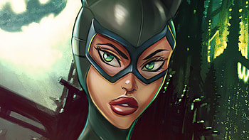 Catwoman, Digital illustration HD wallpaper