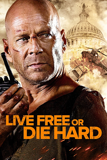 Live or Die Hard, 2007 movie database, Thrilling modern action, High stakes HD phone wallpaper