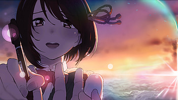 Mitsuha Miyamizu, Your Name HD wallpaper