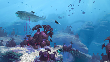 Subnautica Cyclops Dive, video game, Subnautica HD wallpaper