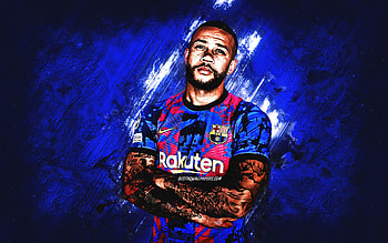 Memphis Depay, barca, barcelona, football HD wallpaper