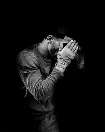 Sports, Bw, Chb, Man, Boxer, Bandages HD phone wallpaper
