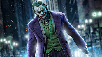 Badass Joker , joker, supervillain, superheroes, artist, artwork, digital-art HD wallpaper