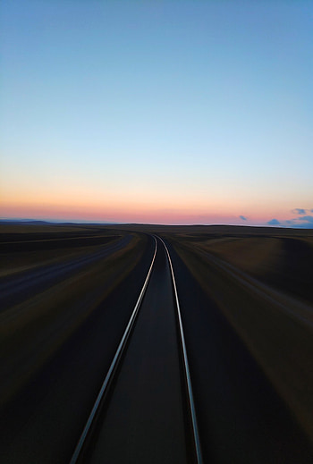 Horizon, Dark, Road, Turn, Speed, Direction HD phone wallpaper