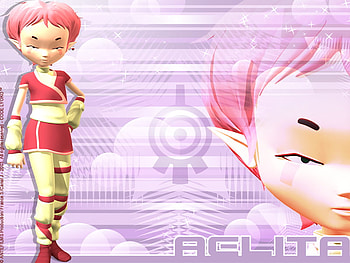 Aelita, purple, pink, stuff, blah HD wallpaper