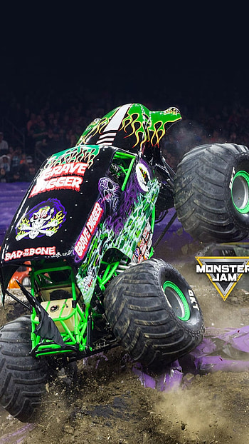 Monster Truck, Grave Digger, Striking , Impressive visuals HD phone wallpaper
