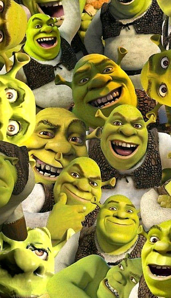 Shrek Shrek and shrek., eye, head HD phone wallpaper