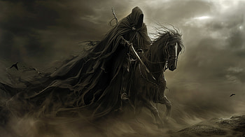 Nazgûl Rider - Lord of the Rings Fantasy, Nazgûl, The Lord Of The Rings, fantasy HD wallpaper