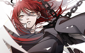 Angel Devil, portrait, Chainsaw Man, anime characters, Japanese manga, Tenshi no akuma, Chainsaw Man characters HD wallpaper