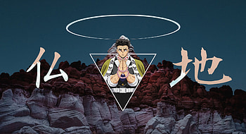 of Gyomei Himejima from Demon Slayer: Kimetsu no Yaiba, Anime, Demon Slayer: Kimetsu no Yaiba, Gyomei Himejima HD wallpaper