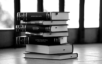 Black & White Books HD wallpaper