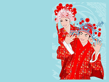 Vector, Couple, Pair, Form, Smile, Girl, Guy, Attire, Outfit, , People's, Folk HD wallpaper