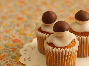 Sweets muffins, chocolate, sweets, vanilla, food, muffins HD wallpaper