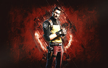 Fortnite Hugo Skin, Fortnite, main characters, burgundy stone background, Hugo, Fortnite skins, Hugo Skin, Hugo Fortnite, Fortnite characters HD wallpaper