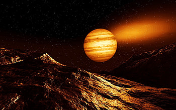 Jupiter Glow, planets, glow, universe, jupiter, space, sky, cosmos HD wallpaper