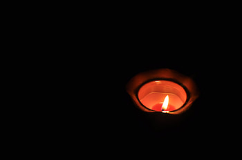 Fire, Dark, Darkness, Candle HD wallpaper