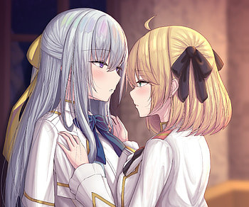 Anisphia Wynn Palettia & Euphilia Magenta, Euphilia Magenta, Anisphia Wynn Palettia, Anime, The Magical Revolution of the Reincarnated Princess and the Genius Young Lady HD wallpaper