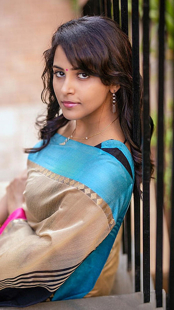 Subiksha, model, saree beauty HD phone wallpaper