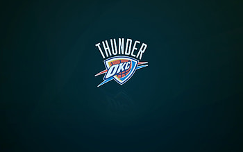 Oklahoma City Thunder, Thunder logos, NBA team, mobile tablet HD wallpaper
