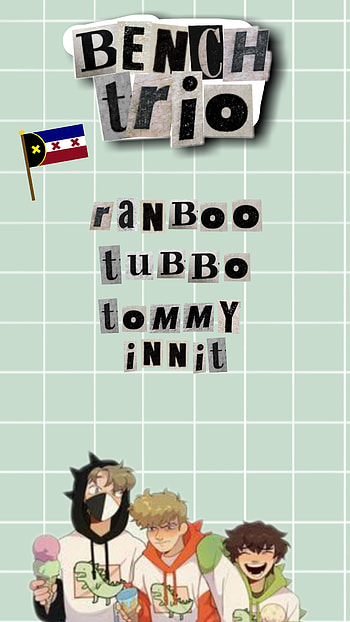 Bench Trio, ranboo, tubbo, tommy HD phone wallpaper