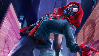 Spiderman Miles Morales Art , spiderman-into-the-spider-verse, superheroes, artwork, artist, digital-art, deviantart HD wallpaper