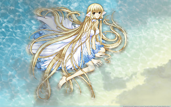 Chobits, cute, girl, anime, water HD wallpaper