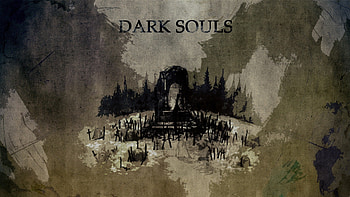 Knight Artorias Grave, dark souls, abstract, video game, painting, swords, grave, dark HD wallpaper