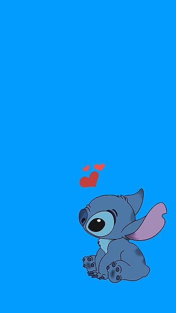 Stitch animation, Perfect for lovers, Stitch love blue, Cute papeis de parede HD phone wallpaper
