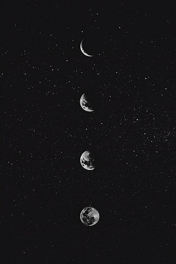 Background Moon, Star and Moon HD phone wallpaper