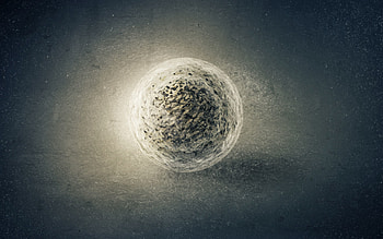 Abstract, Background, Dark, Ball, Paper HD wallpaper