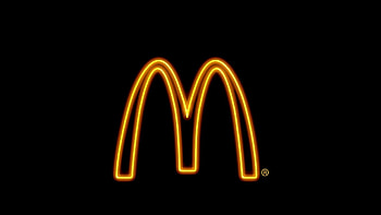 Aesthetic McDonald's , Artistic background HD wallpaper