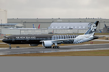 Air New Zealand, All Blacks Boeing 777, Airlinereporter HD wallpaper