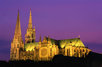 His egrave, Chartres Cathedral HD wallpaper