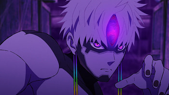 Jin Enjouji — Dandadan Purple Aura, Anime, Dandadan, Jin Enjouji, purple anime HD wallpaper