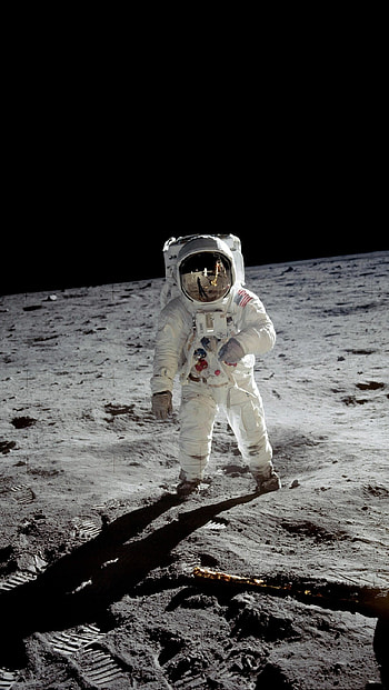Neil Armstrong, Astronauts on the moon, Space HD phone wallpaper