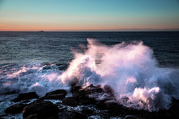 Nature, Stones, Sea, Waves, Shore, Bank, Spray HD wallpaper