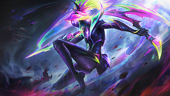 Empyrean Akali Skin LoL Splash Art PC, Video Game, League Of Legends, Akali (League Of Legends) HD wallpaper